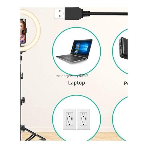 26cm LED Selfie Ring Light RingLight Circle Fill Light repi