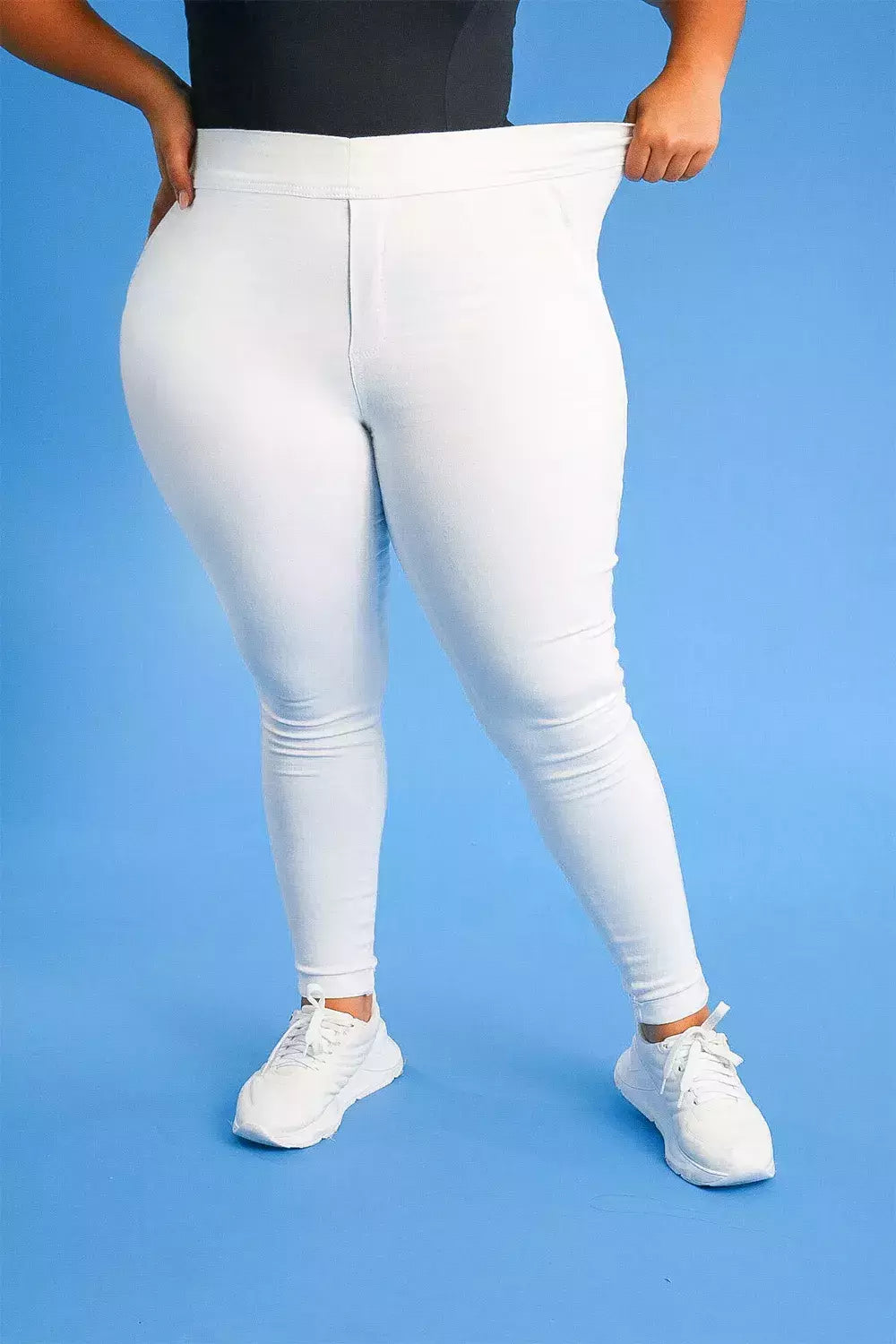 Calça Jeans Plus Size - Extreme Power Comfy Branca