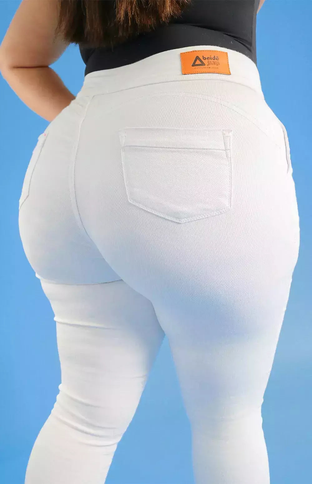 Calça Jeans Plus Size - Extreme Power Comfy Branca