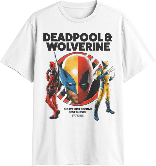 Marvel Deadpool 3 Wolverine Best Bubs Split Decison T-Shirt