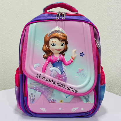 School Time - 16” Premium School Bags with Characters