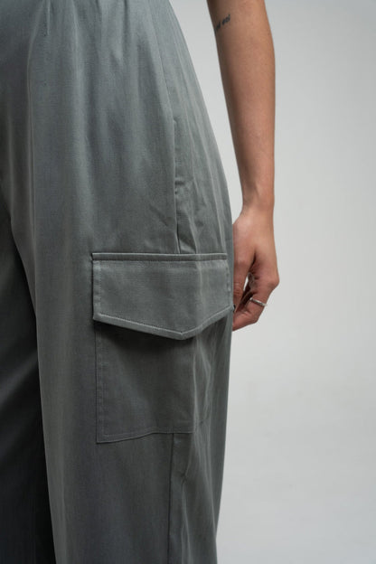 Cargo Tencel Jumpsuit