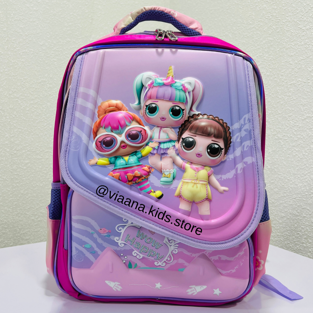 School Time - 16” Premium School Bags with Characters