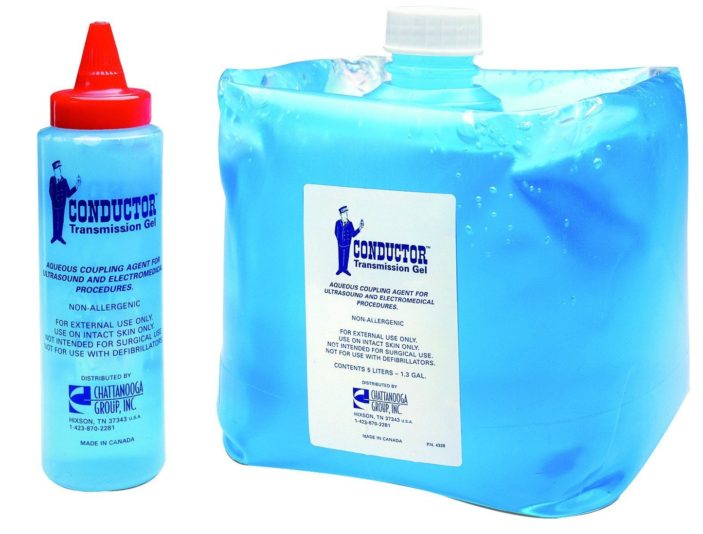 Chattanooga Conductor Ultrasound gel, 5 liter dispenser