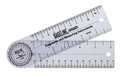 Baseline Plastic Goniometer - Rulongmeter Style