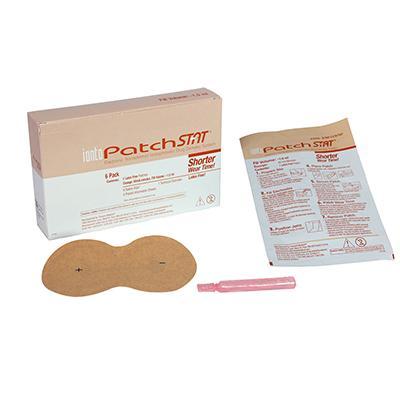 IontoPatch STAT, patch/Vial, 80mA-min, pack of 6