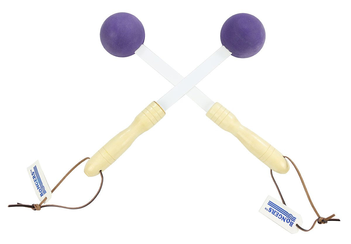 Bongers Percussion Massager, Purple, Pair