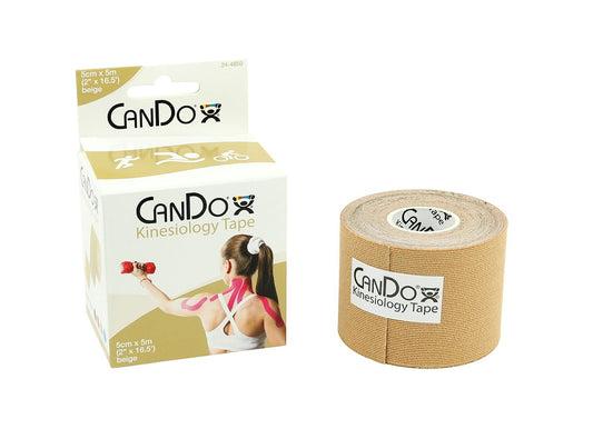 CanDo Kinesiology Tape, 2" x 16.5 ft, 10 Rolls