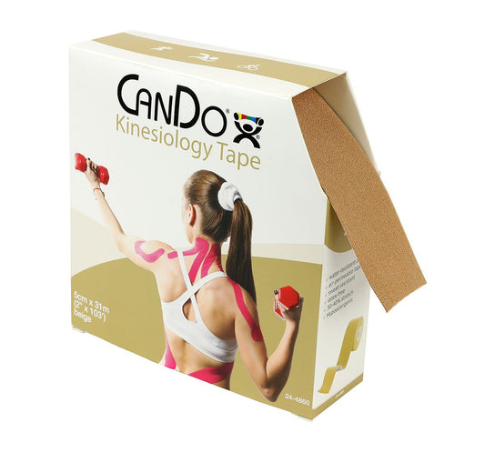 CanDo Kinesiology Tape, 2" x 103 ft, 1 Roll