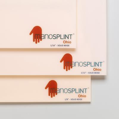Manosplint Ohio Solid Beige 1/12" x 18" x 24" Solid Beige