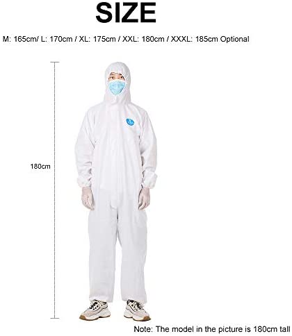 Mainstayae Coverall Disposable epidemic l Isolation Suit Prevent Invasion of for Staff Protective Clothing Dust-proof Coveralls static