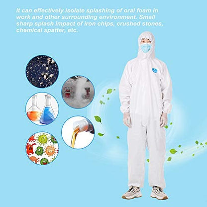 Mainstayae Coverall Disposable epidemic l Isolation Suit Prevent Invasion of for Staff Protective Clothing Dust-proof Coveralls static