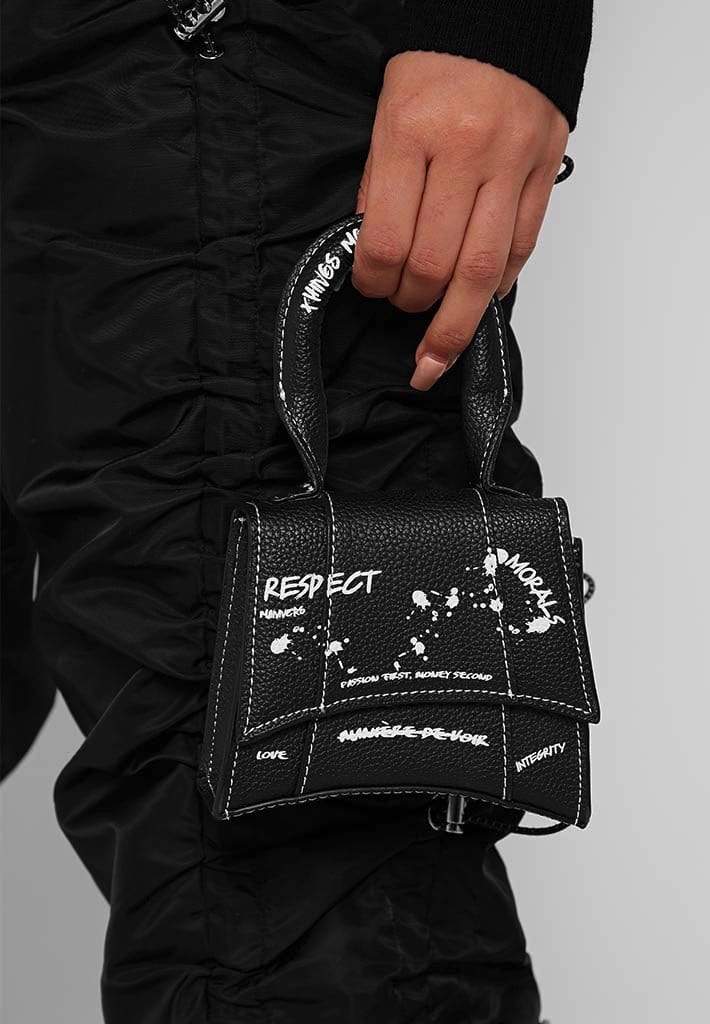 Miniature Graffiti Bag - Black