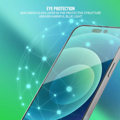 Blueo Anti Blu Ray Eye Protection HD Tempered Glass for iPhone 14 Pro