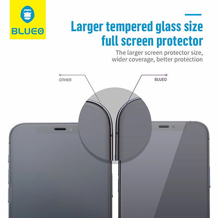 Blueo Dust Proof HD Tempered Glass for iPhone 13 Pro Max