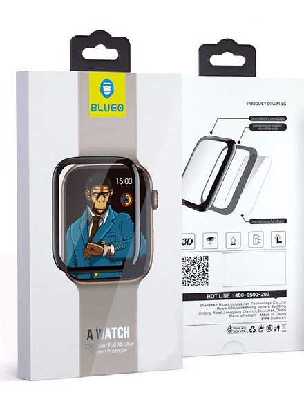 Blueo 3D Curved HD Tempered Glass for Apple Watch 44 mm