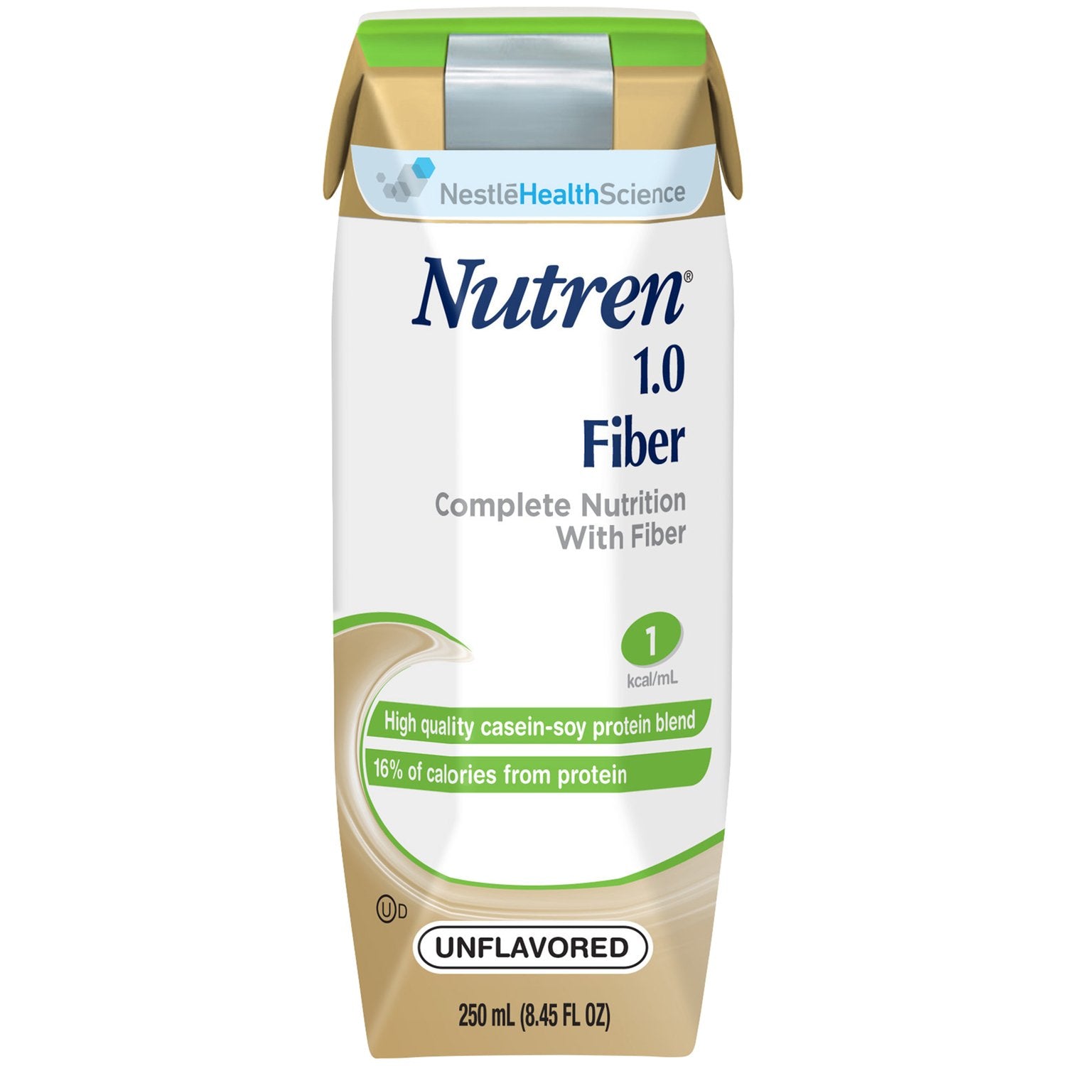 Nutren(R) 1.0 Fiber Tube Feeding Formula, Unflavored, 8.45 oz. Ready-to-Use Carton