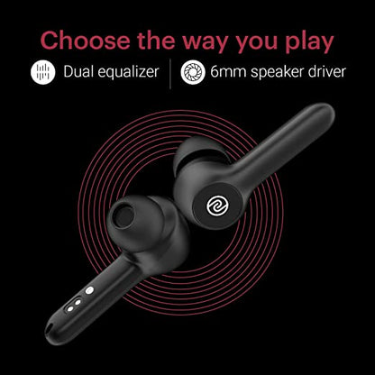 Noise Buds VS201 V2 in-Ear Truly Wireless Earbuds with Dual Equalizer | with Mic | Total 14-Hour Playtime | Full Touch Control | IPX5 Water Resistance and Bluetooth v5.1 (Olive Green)