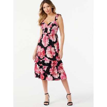 Sofia Jeans by Sofia Vergara Women's Bustier Midi Sundress - Walmart.com