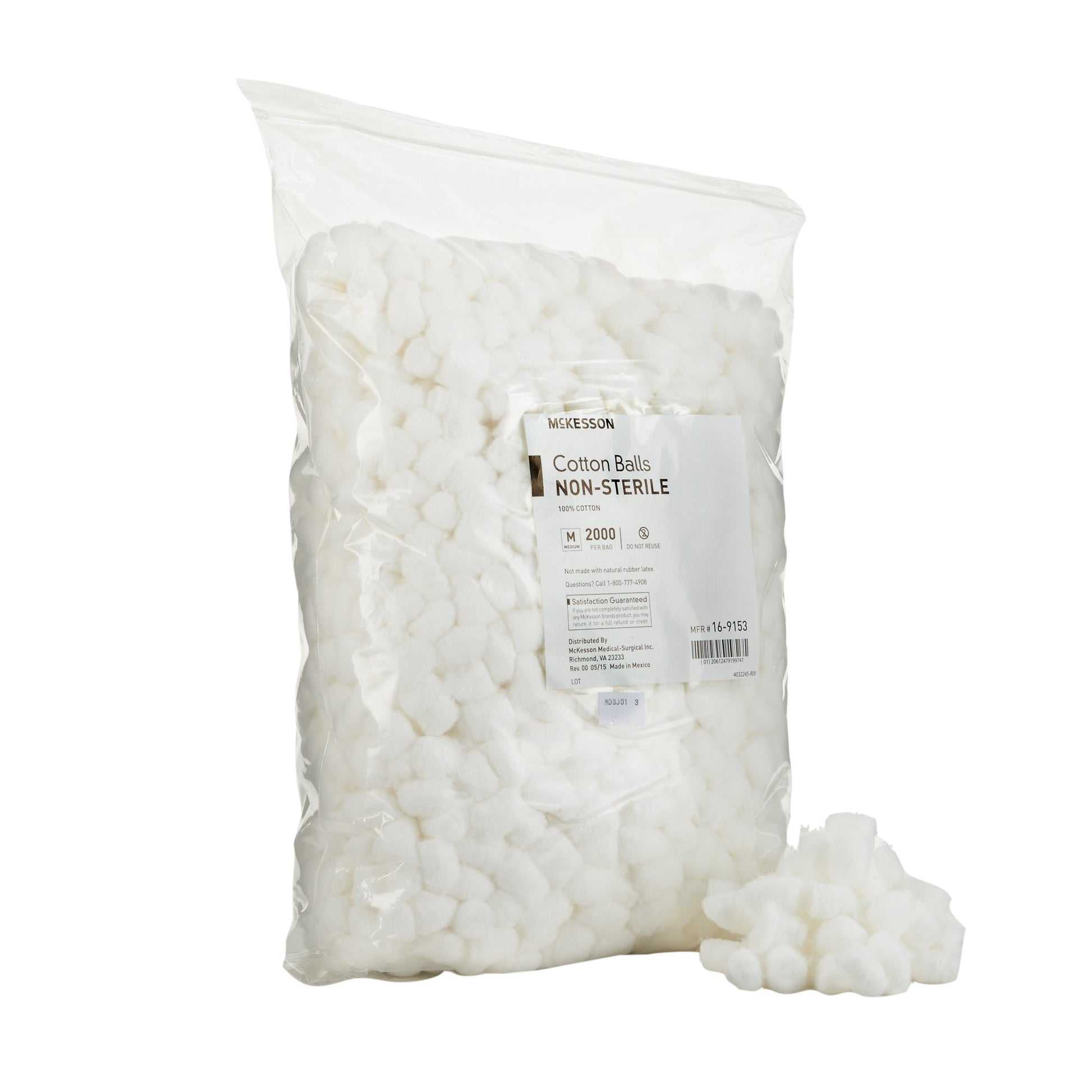 McKesson Cotton Balls, 2,000 per bag