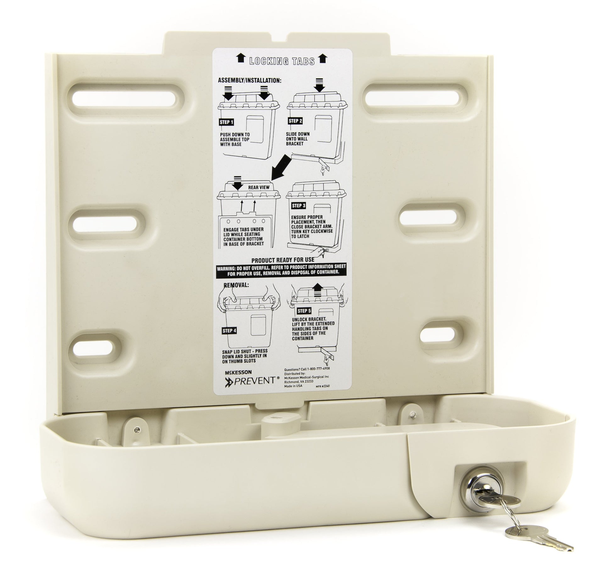 McKesson Prevent(R) Sharps Collector Bracket