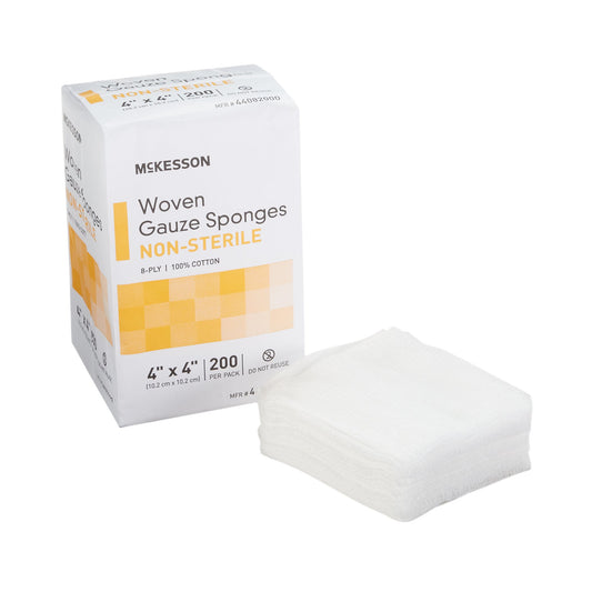 McKesson Nonsterile Gauze Sponge, 4 x 4 Inch