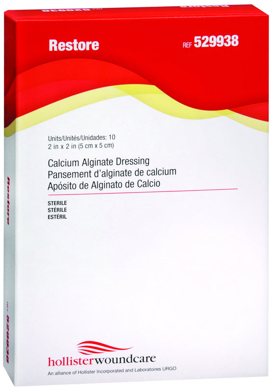 Hollister Restore(TM) Calcium Alginate Dressing, 2 x 2 Inch