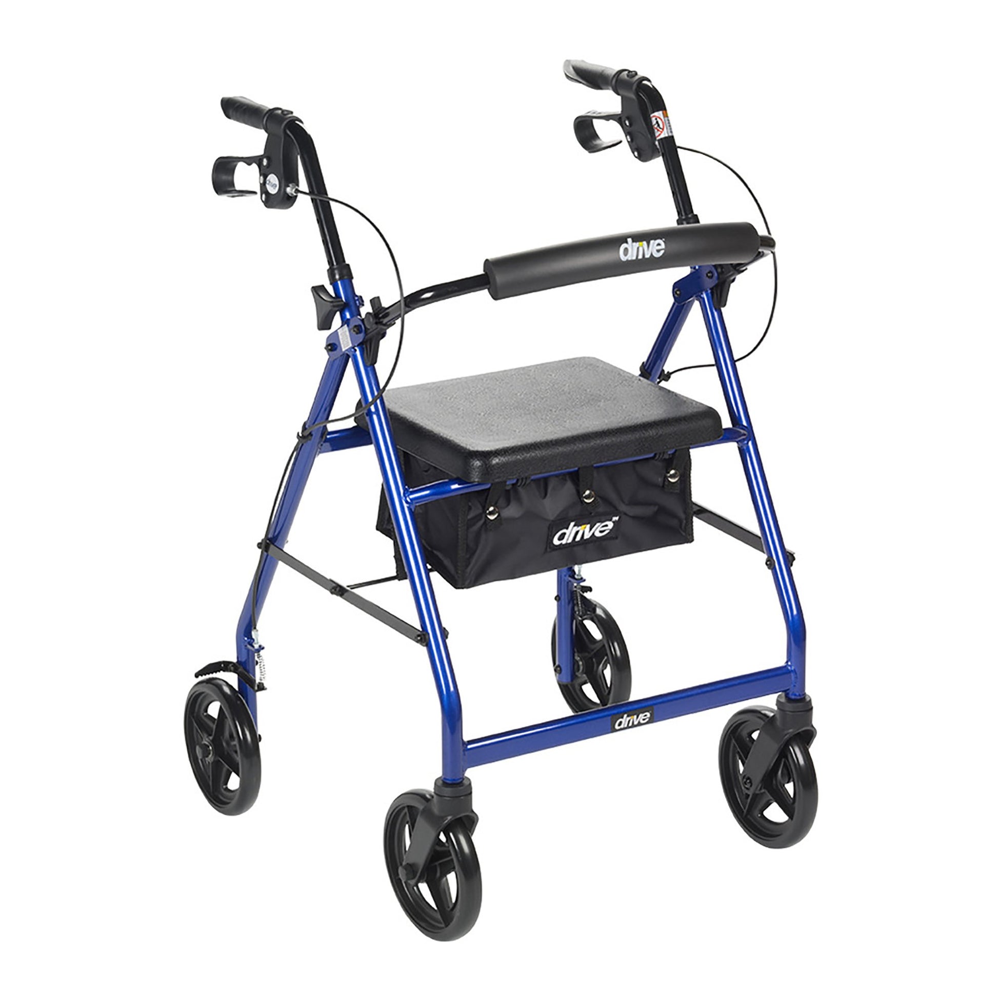 drive(TM) 4-Wheel Rollator, Blue