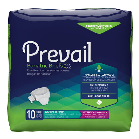 Prevail(R) Bariatric Ultimate Incontinence Brief, Size B