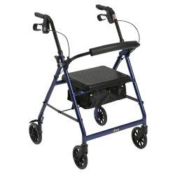 McKesson 4-wheel Rollator, Blue