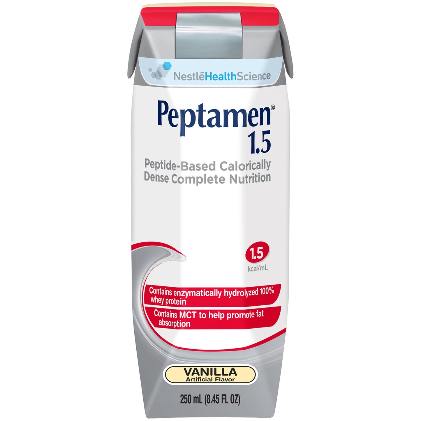 Peptamen(R) 1.5 Vanilla Oral Supplement / Tube Feeding Formula, 250 mL Carton