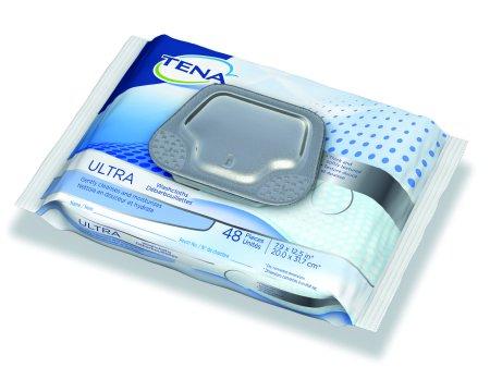 TENA(R) Ultra Scented Washcloth, Soft Pack