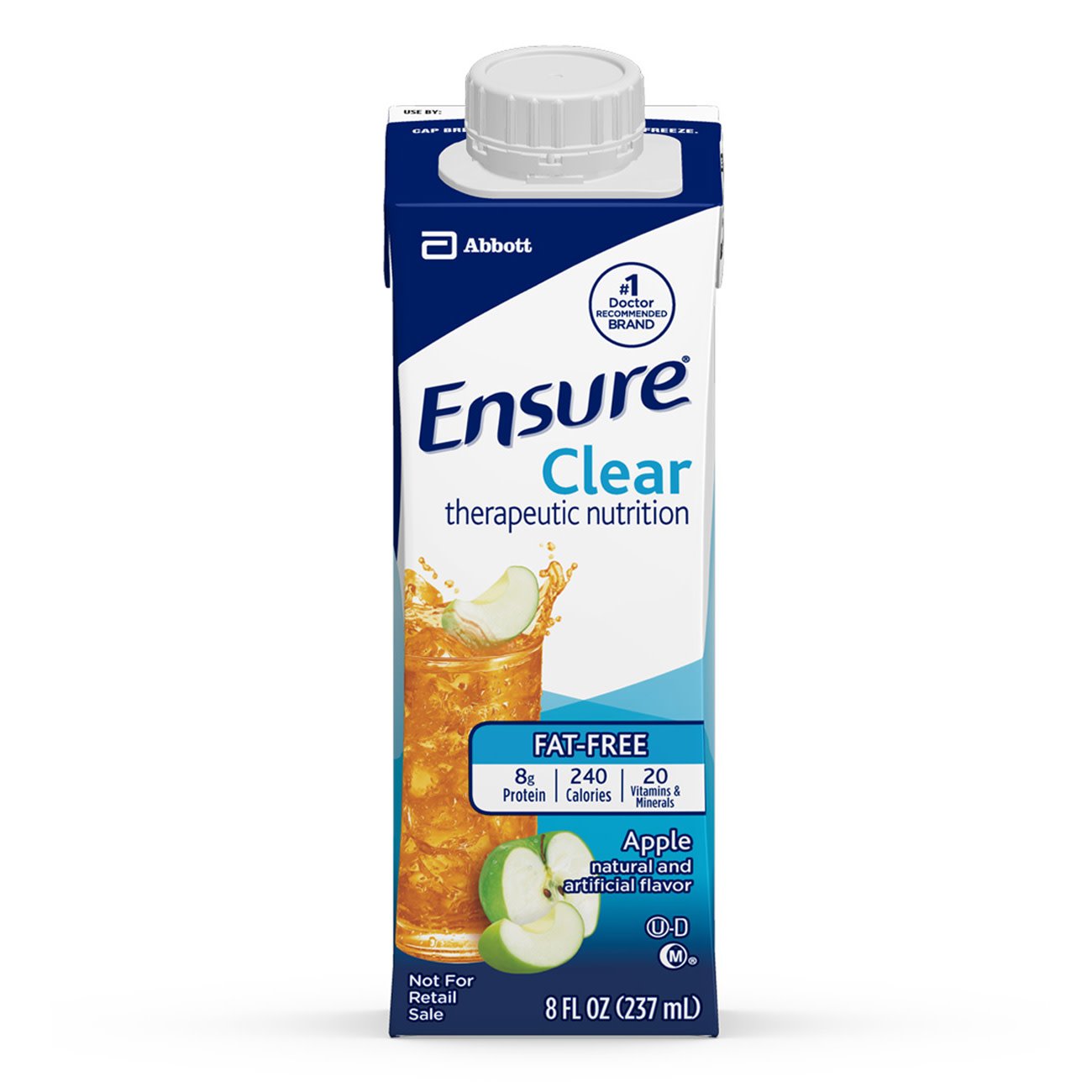 Ensure Clear(TM) Apple Oral Supplement, 8 oz. Carton