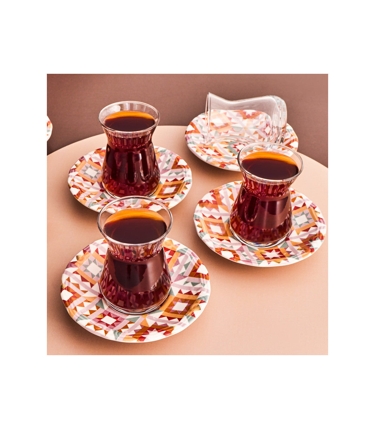 Karaca Lindo 12 Piece Tea Set For 6 People