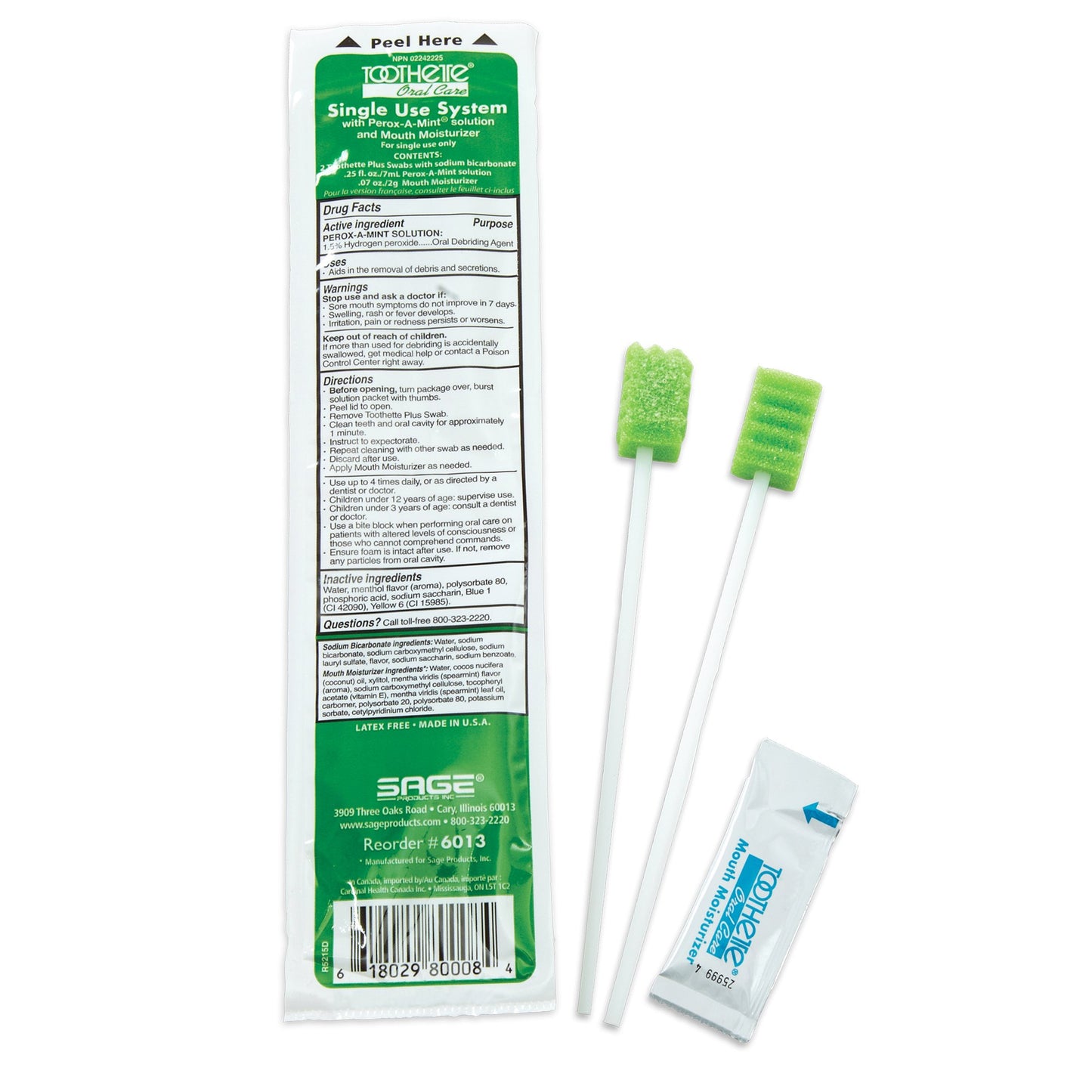 Toothette(R) Oral Swab Kit with 2 Swabs