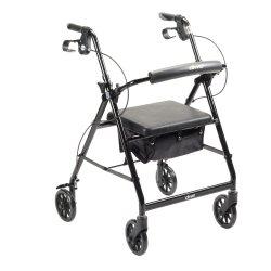 McKesson 4-wheel Rollator, Black