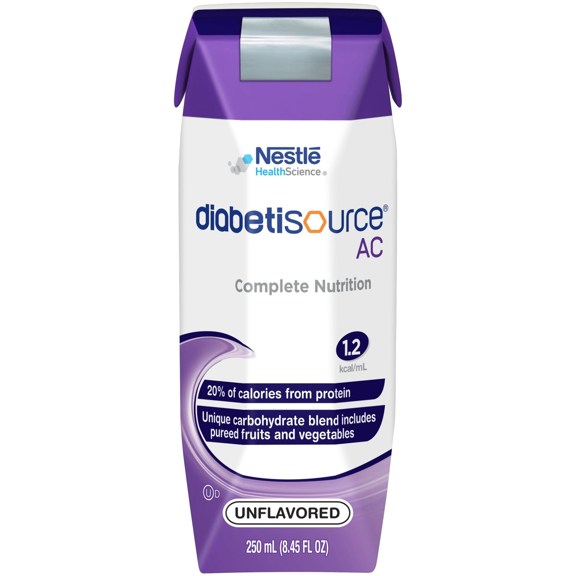 Diabetisource(R) AC Tube Feeding Formula, Unflavored, 250 mL Carton