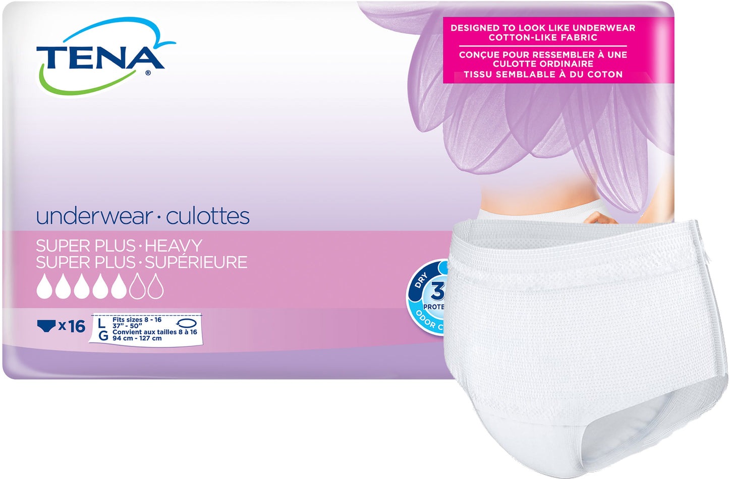 Tena(R) Women(TM) Super Plus Absorbent Underwear, Large