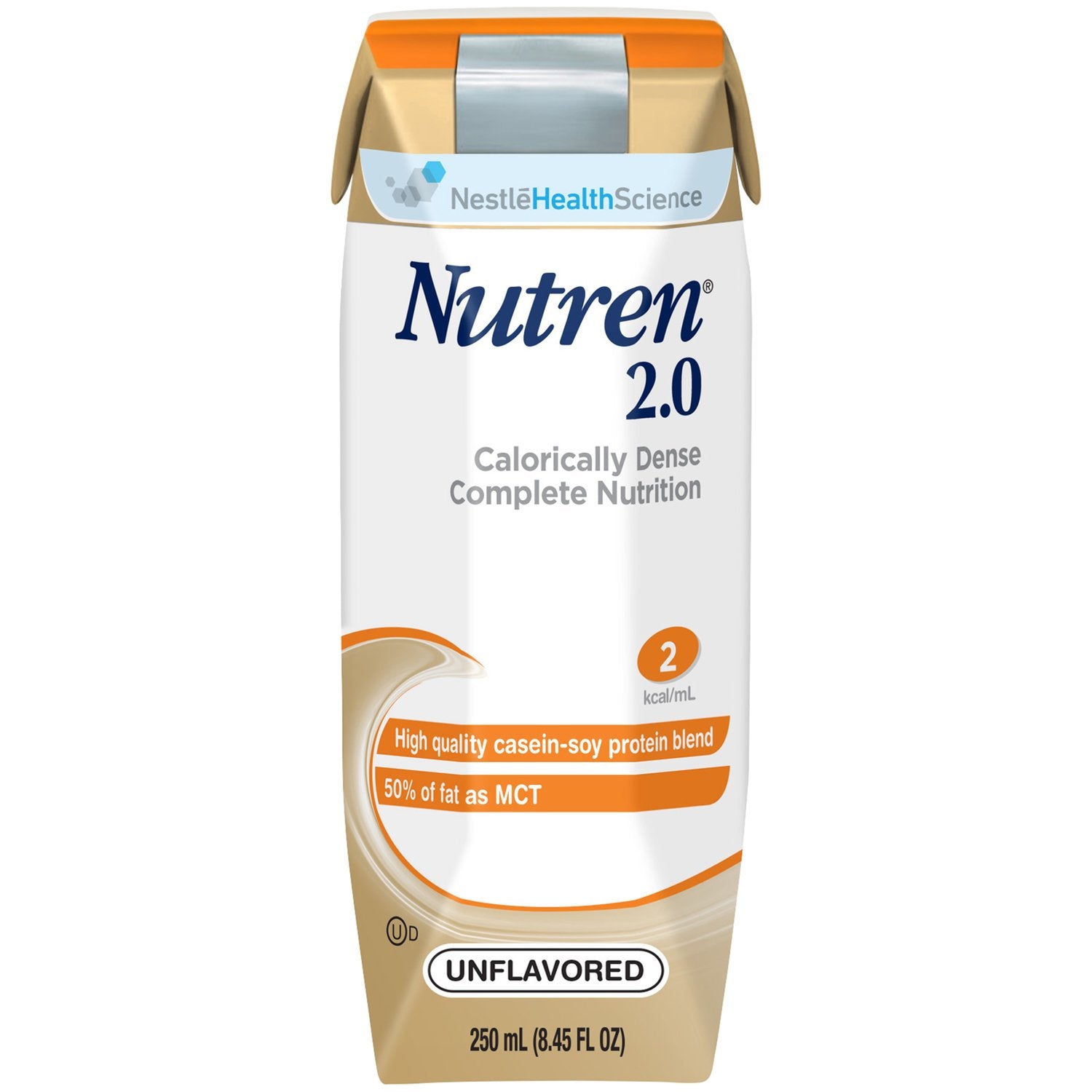 Nutren(R) 2.0 Tube Feeding Formula, Unflavored, 8.45 oz. Ready-to-Use Carton