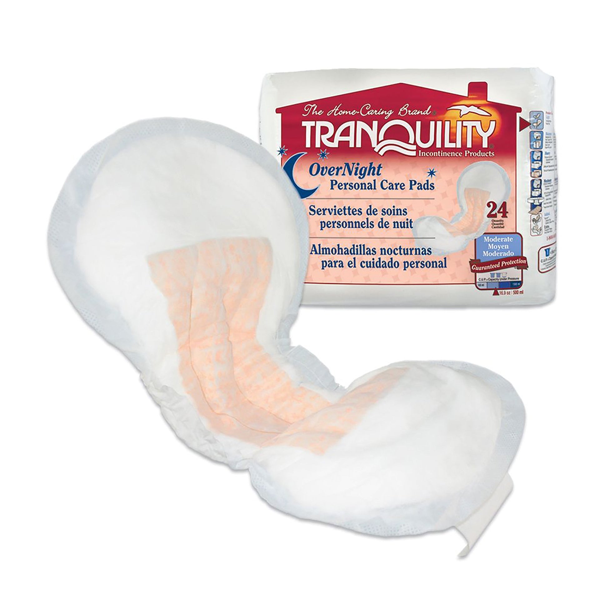 Tranquility(R) OverNight Bladder Control Pad, 7?? x 161/2 Inch