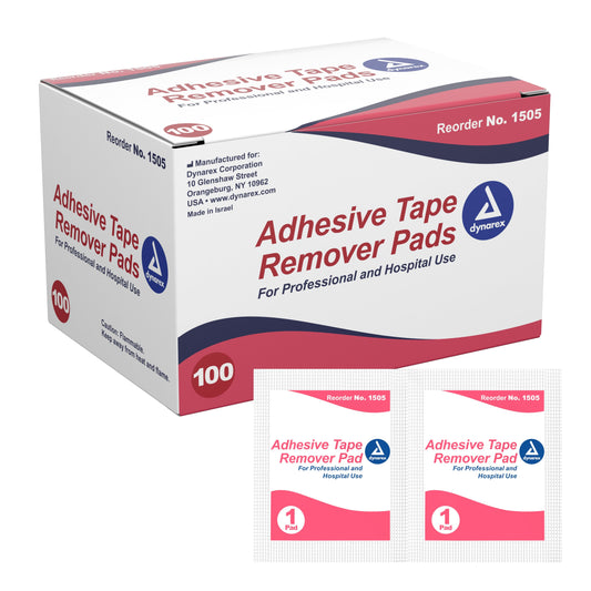 dynarex(R) Adhesive Remover, 100 Wipes per Box