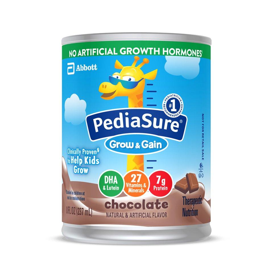 PediaSure(R) Grow & Gain Pediatric Oral Supplement, Chocolate, 8 oz. Ready to Use Can, 24 per Case