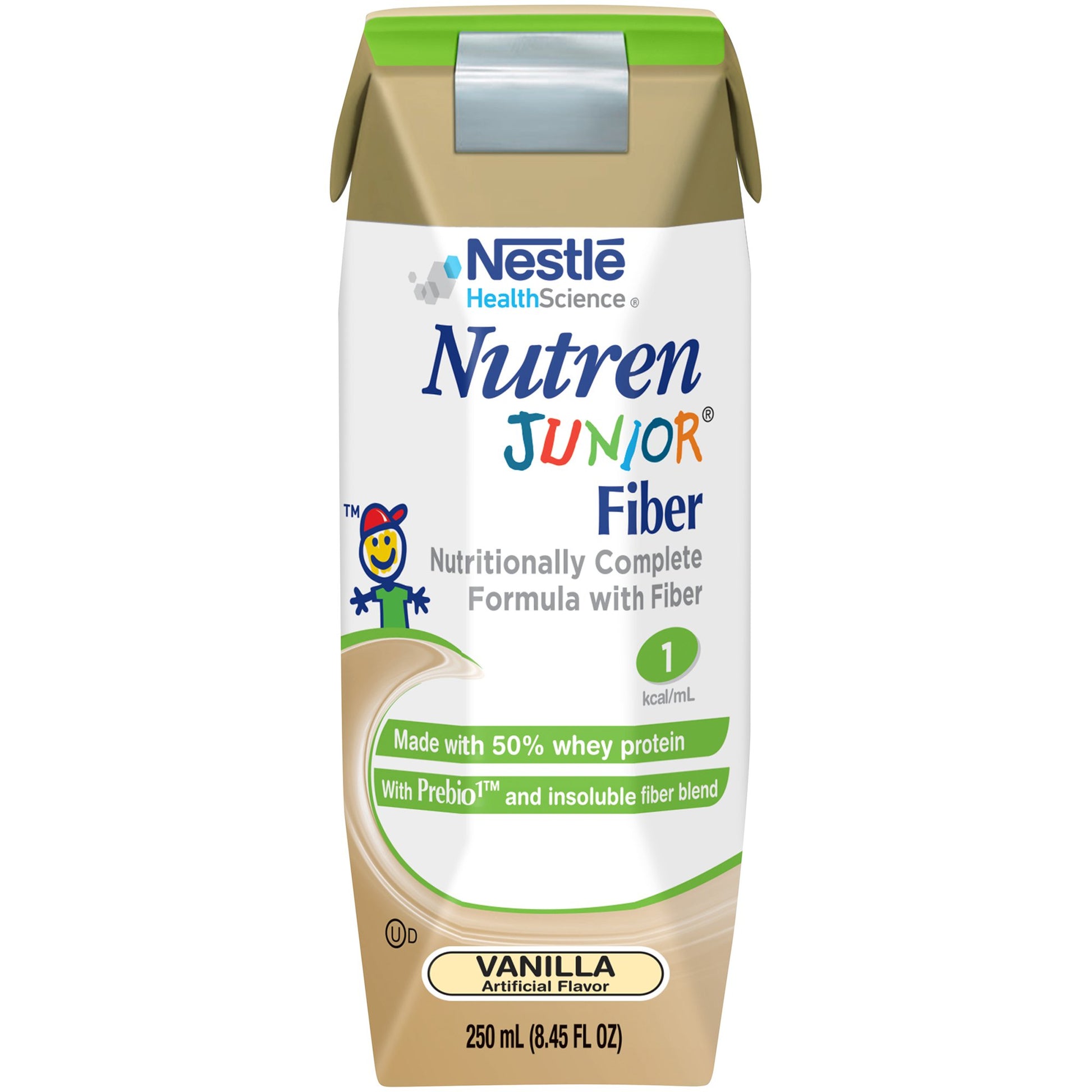 Nutren(R) Junior Pediatric Vanilla Oral Supplement/Tube Feeding Formula, 250 mL Carton,